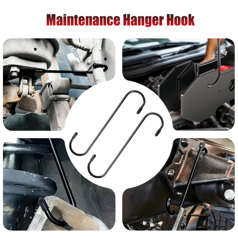 QIFEIOSHI two rubber hooks and gloves included for safe handling