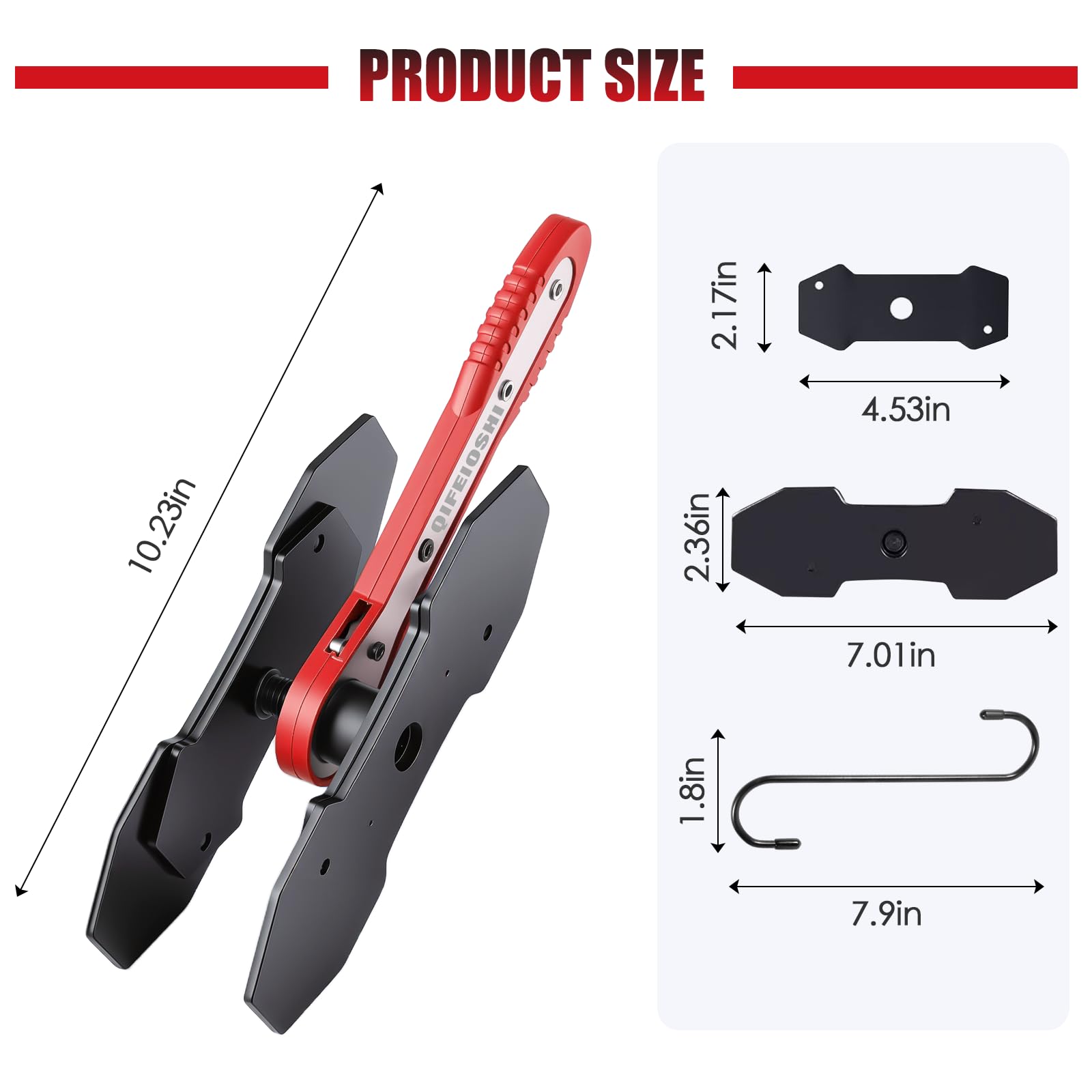 QIFEIOSHI small caliper plate for dual and quad piston models