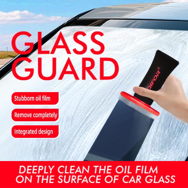 QIFOR Oil Film Remover leaves streak-free glass with reduced glare