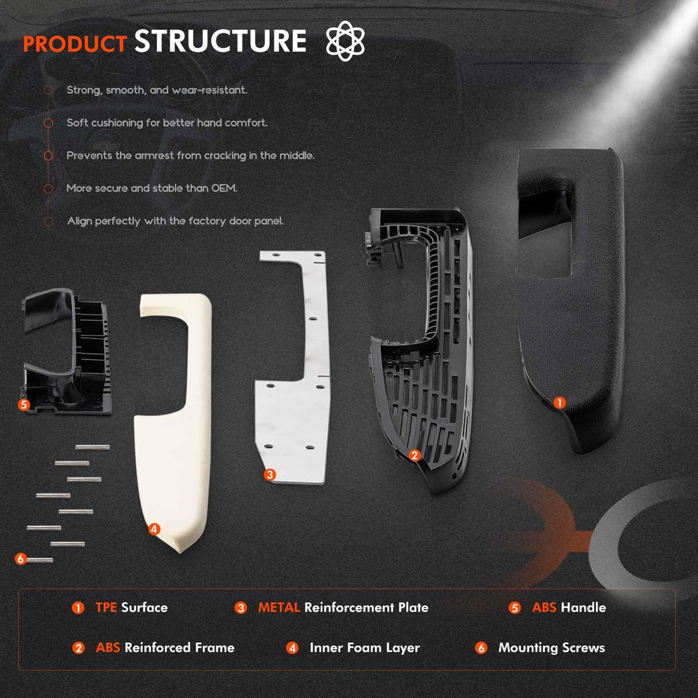 Qifusucc durable construction resists cracks and mid-armrest failure