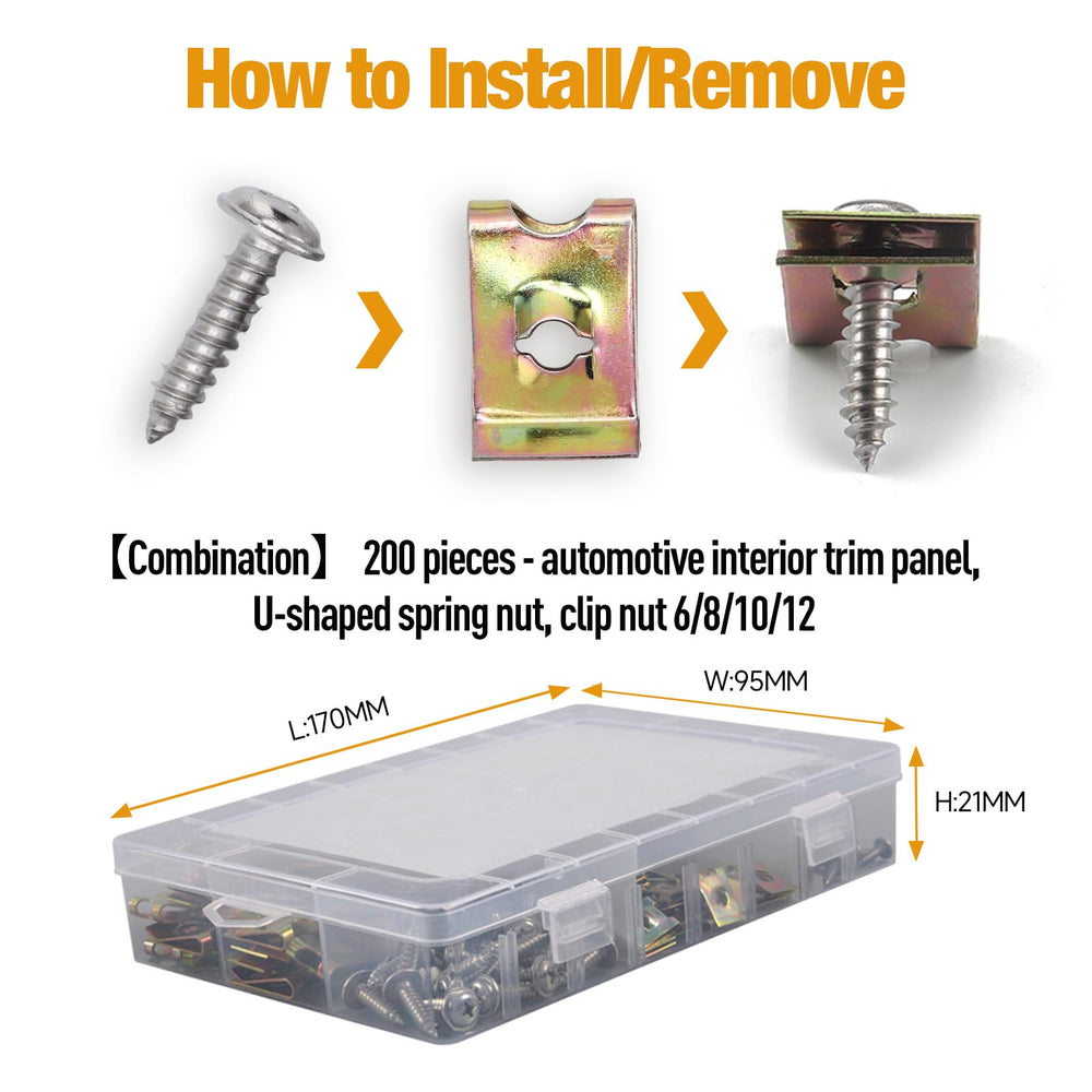 Qiilu 65Mn steel closeup highlights tough clips designed for stable automotive assemblies.