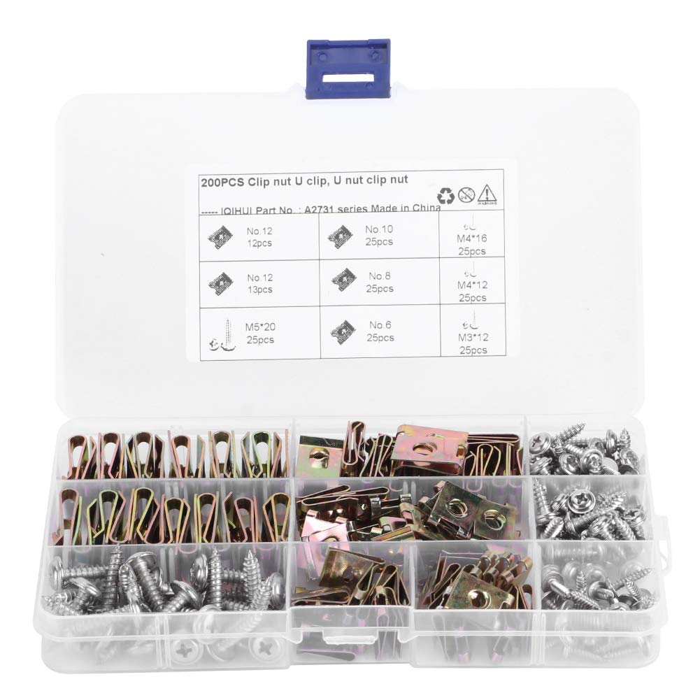 Qiilu license plate panel fasteners ensure tidy, secure mounting.