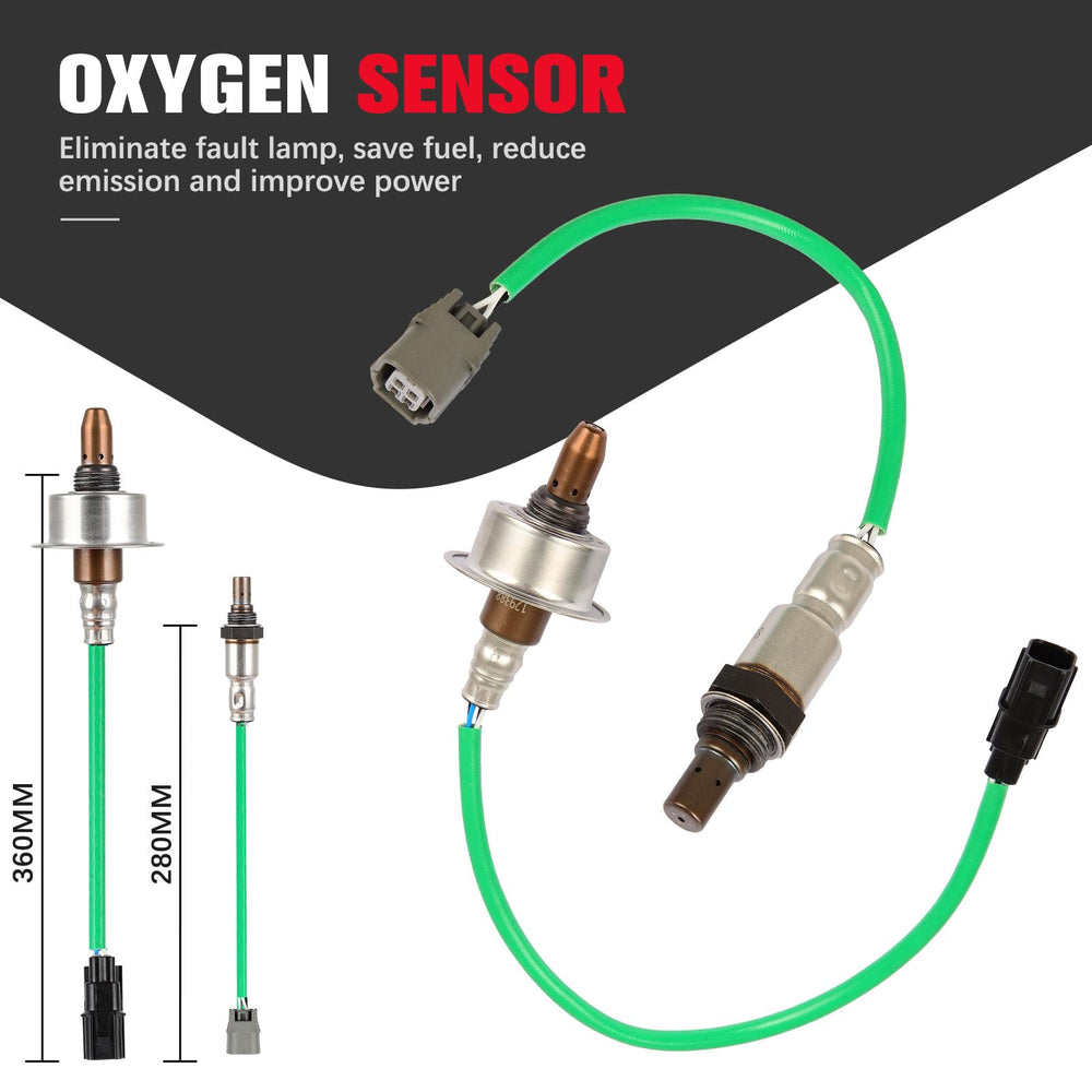 QIJIAUTO heated O2 sensor with 4-wire connector for reliable cold-start readings.