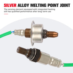 QIJIAUTO O2 sensor threaded mounting for easy installation and secure fit.