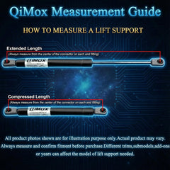 QiMox lift-strut installation for Lexus RX front hood is quick and tool-free.