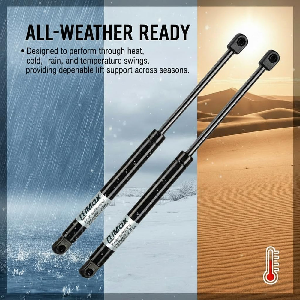 QiMox replacement hood struts kit keeps ES350 hood alignment
