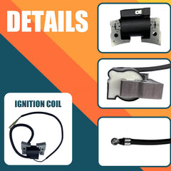 QINLANAP ignition coil with cap close-up highlighting durable coil for consistent starts