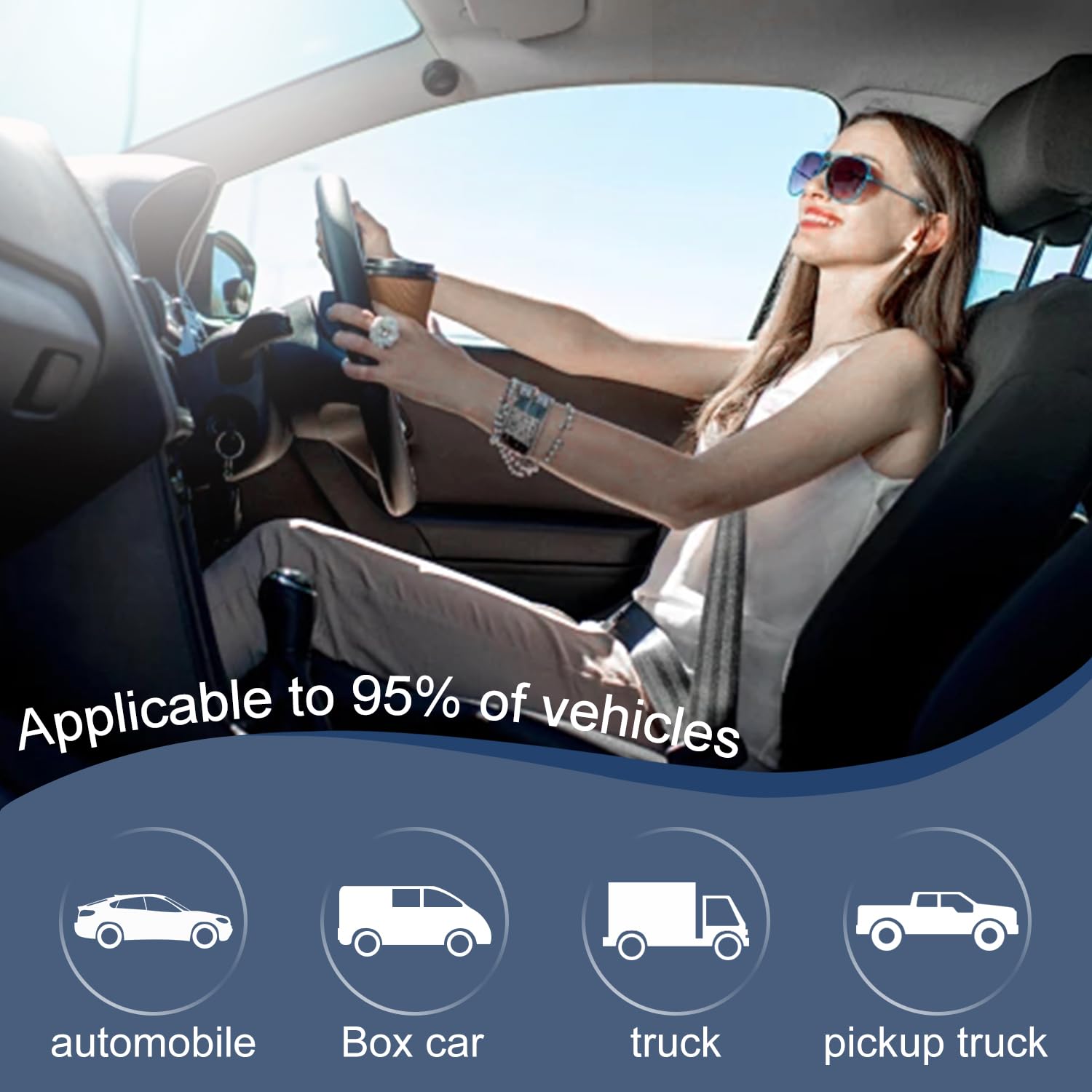 Qinlive package includes two seat covers and installation hardware.