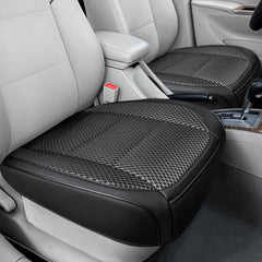 Qinlive ventilated bottom seat cover top view showing breathable airflow for comfort.