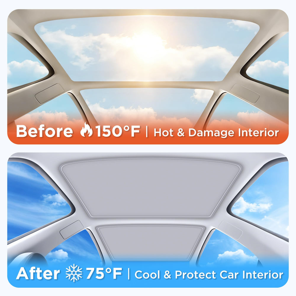 QINQINTU sunshade nano-ice fabric close-up shows durable heat-reflective layers.