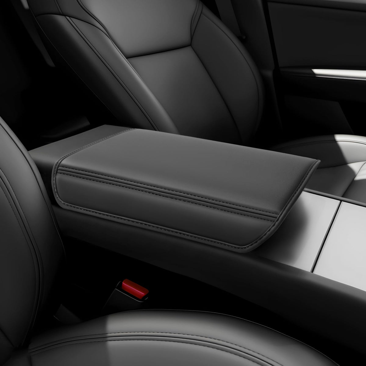 QINQINTU center console cover for Tesla Model Y Juniper improves fit and protection.