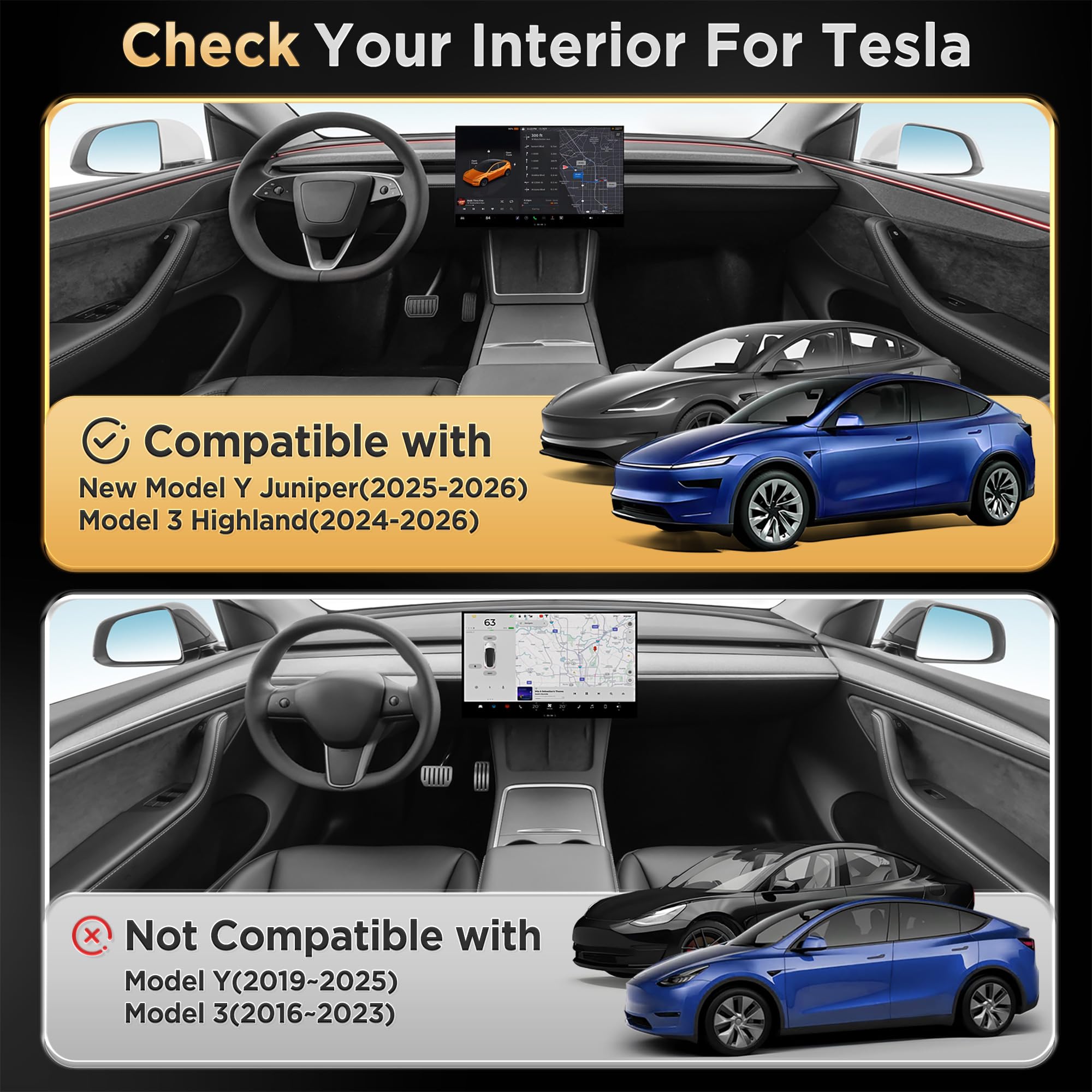 QINQINTU complete Model Y Juniper accessories kit boosts cabin organization.