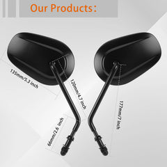 QIONGWEN mirror right 360 adjustable for improved awareness