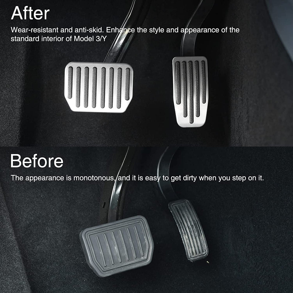 QIRUIMY aluminum pedal covers deliver a sturdy, premium feel and long-lasting durability.