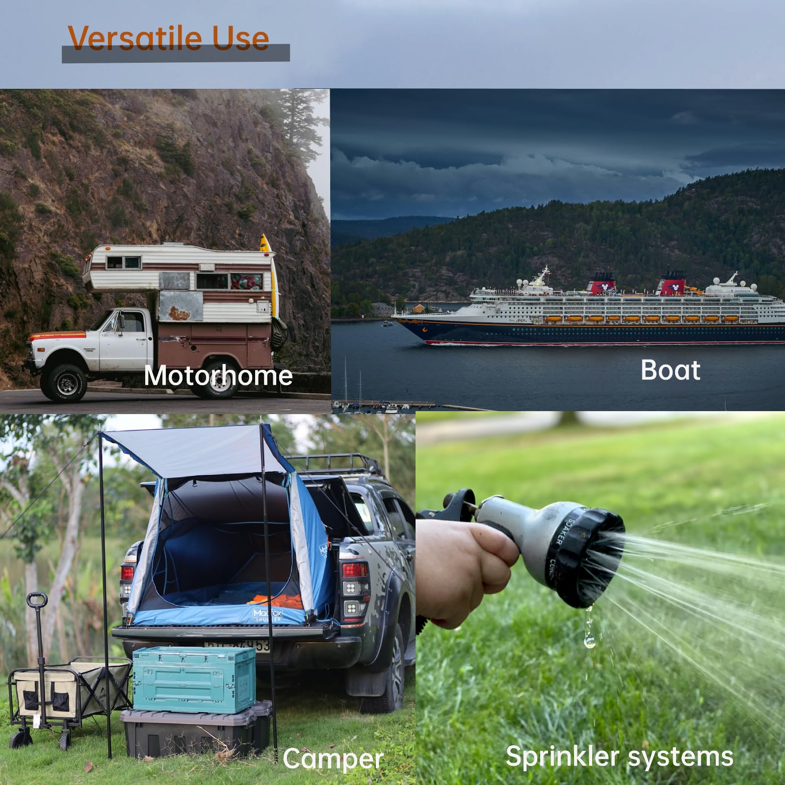 QiuLovesYT Brass RV Winterizing Kit travel-ready for campers and boats