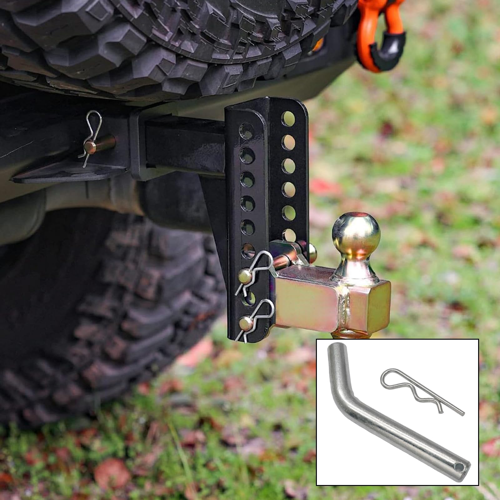 Qjaiune compact substitute pin fits in your glove box for emergencies