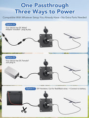 QKJCE Starlink Mini DC port connector for flexible power setup