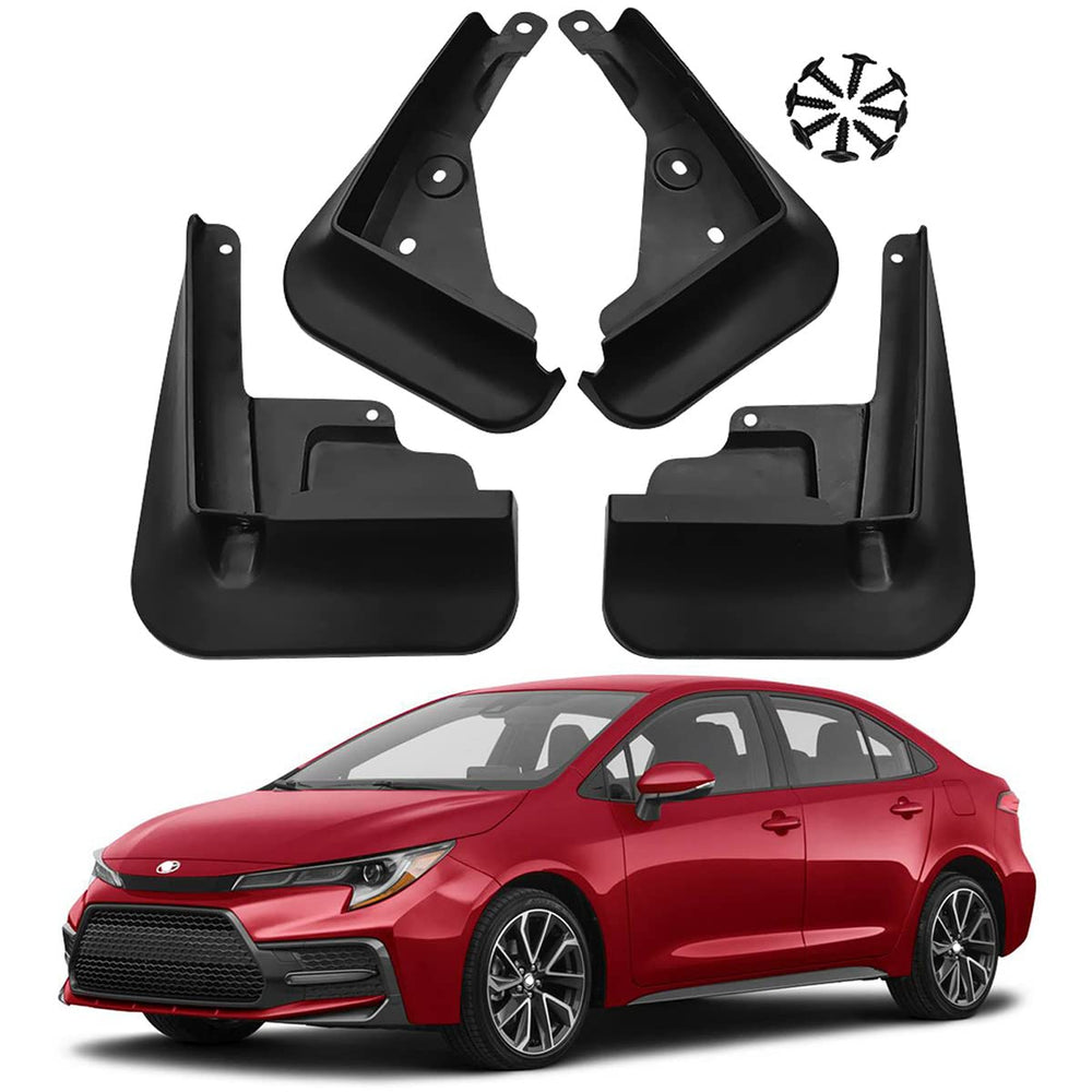 QKUDNGHY Corolla front mudguard left protects bumper from debris.
