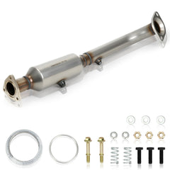 QKVBKAU catalytic converter for Honda CR-V front view, OEM-fit for reliable installation