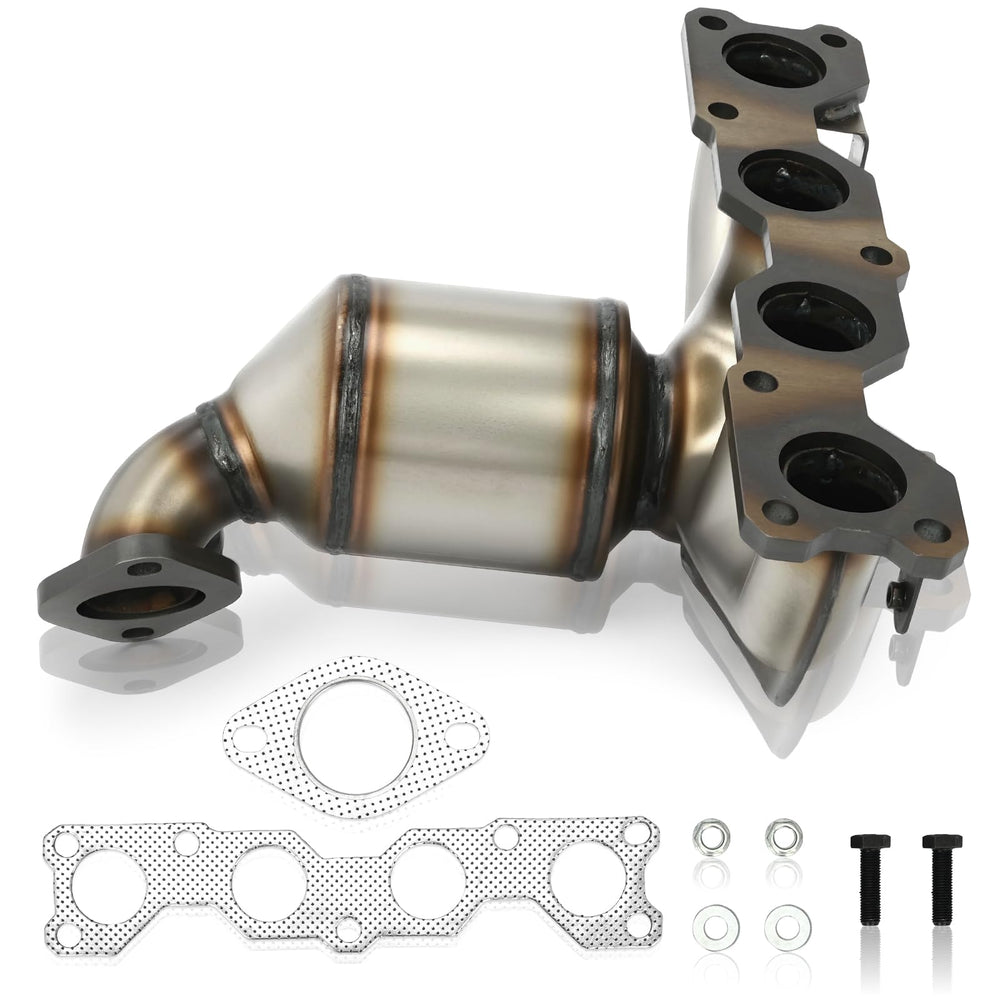 QKVBKAU catalytic converter front view for Kia Optima 2.4L with precise OEM-style fit.