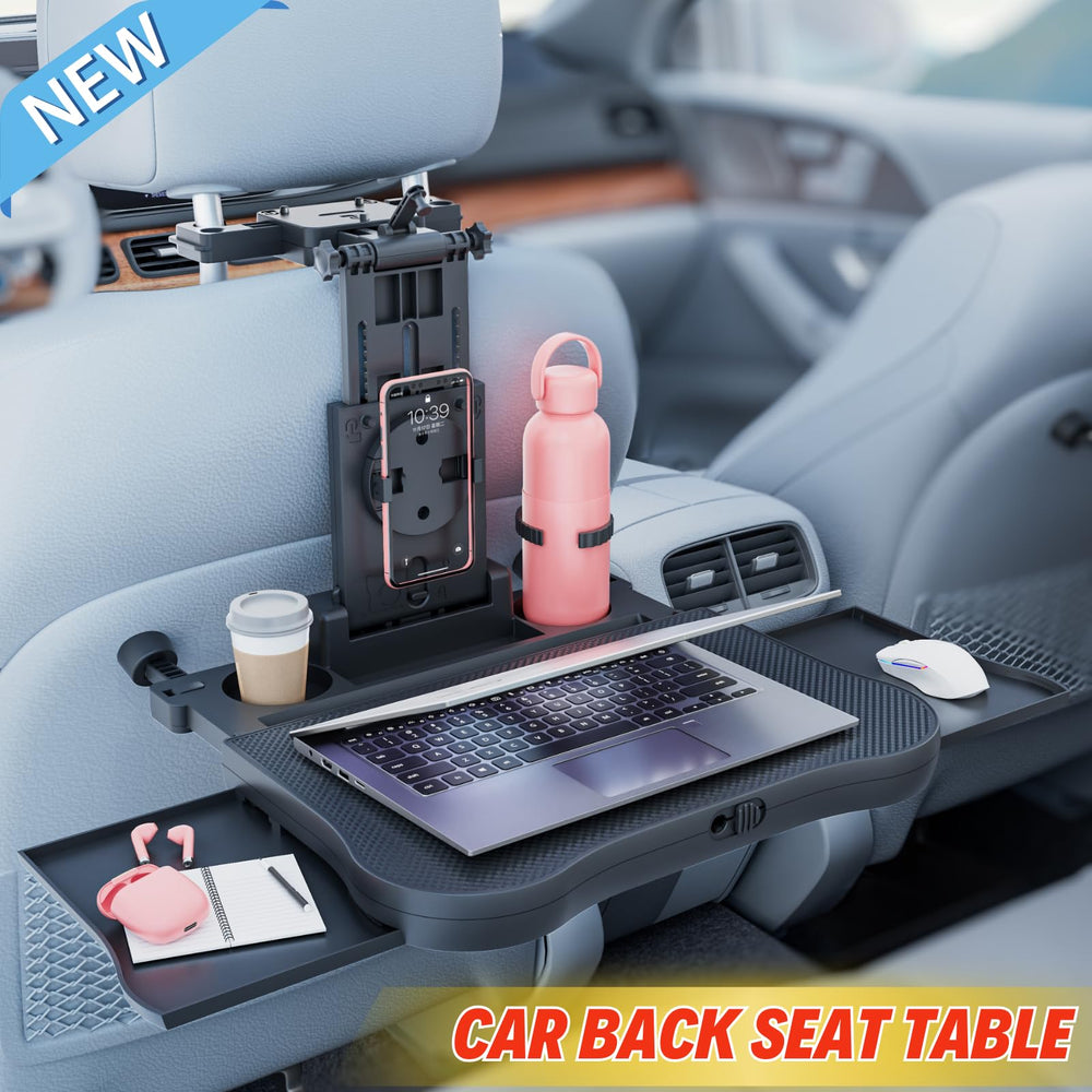 QLHSHOP backseat headrest strap attachment provides a stable work surface on journeys