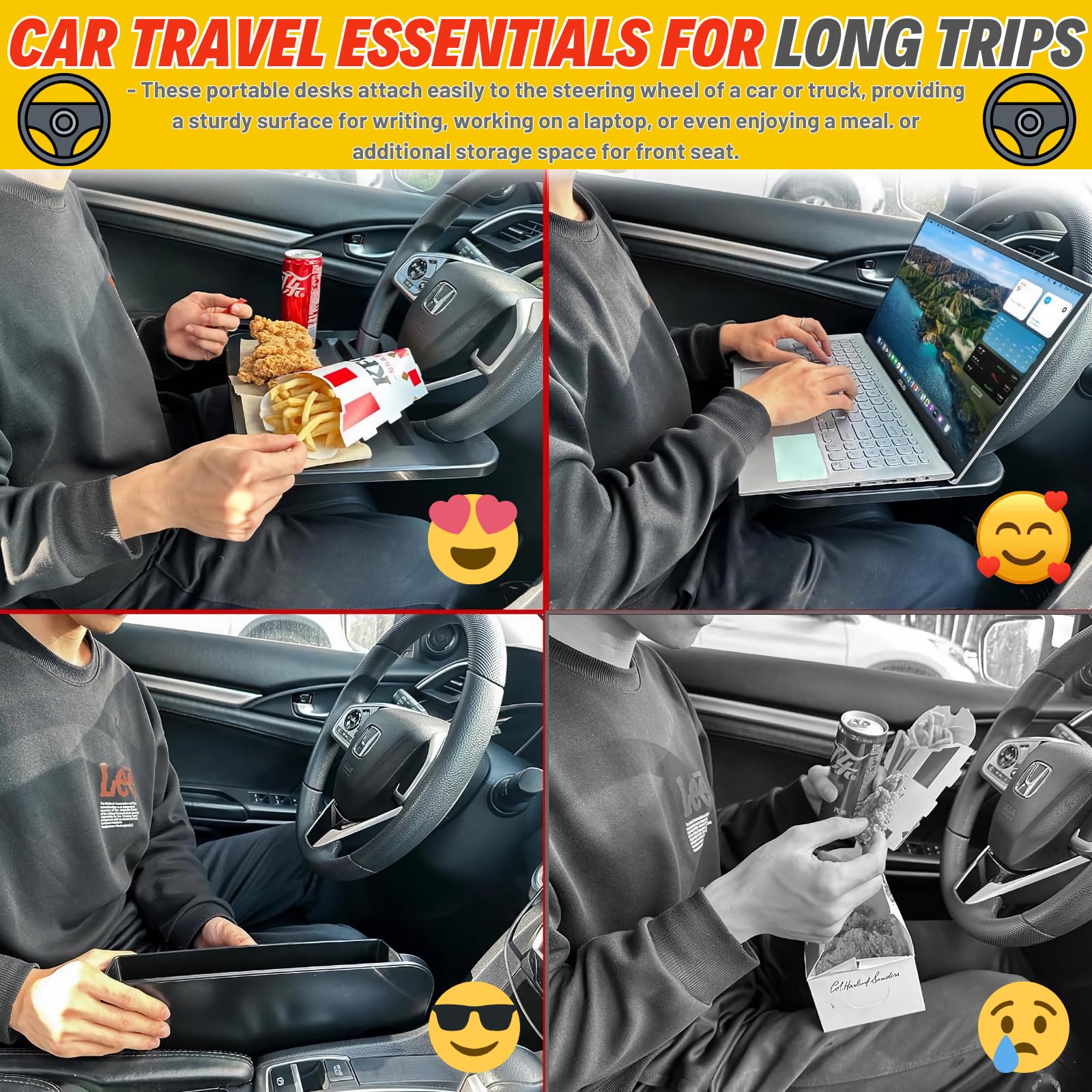 Qlhshop Gap Space Filler Organizer keeps phone and glasses within reach while driving.
