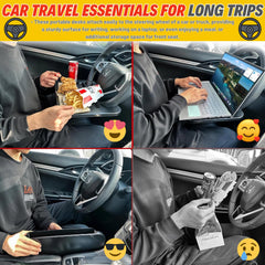 Qlhshop Gap Space Filler Organizer keeps phone and glasses within reach while driving.