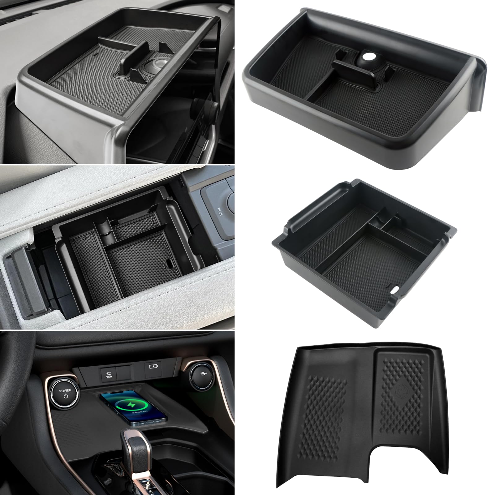 Qlhshop Grand Highlander center console organizer for a tailored fit and clutter-free drive.