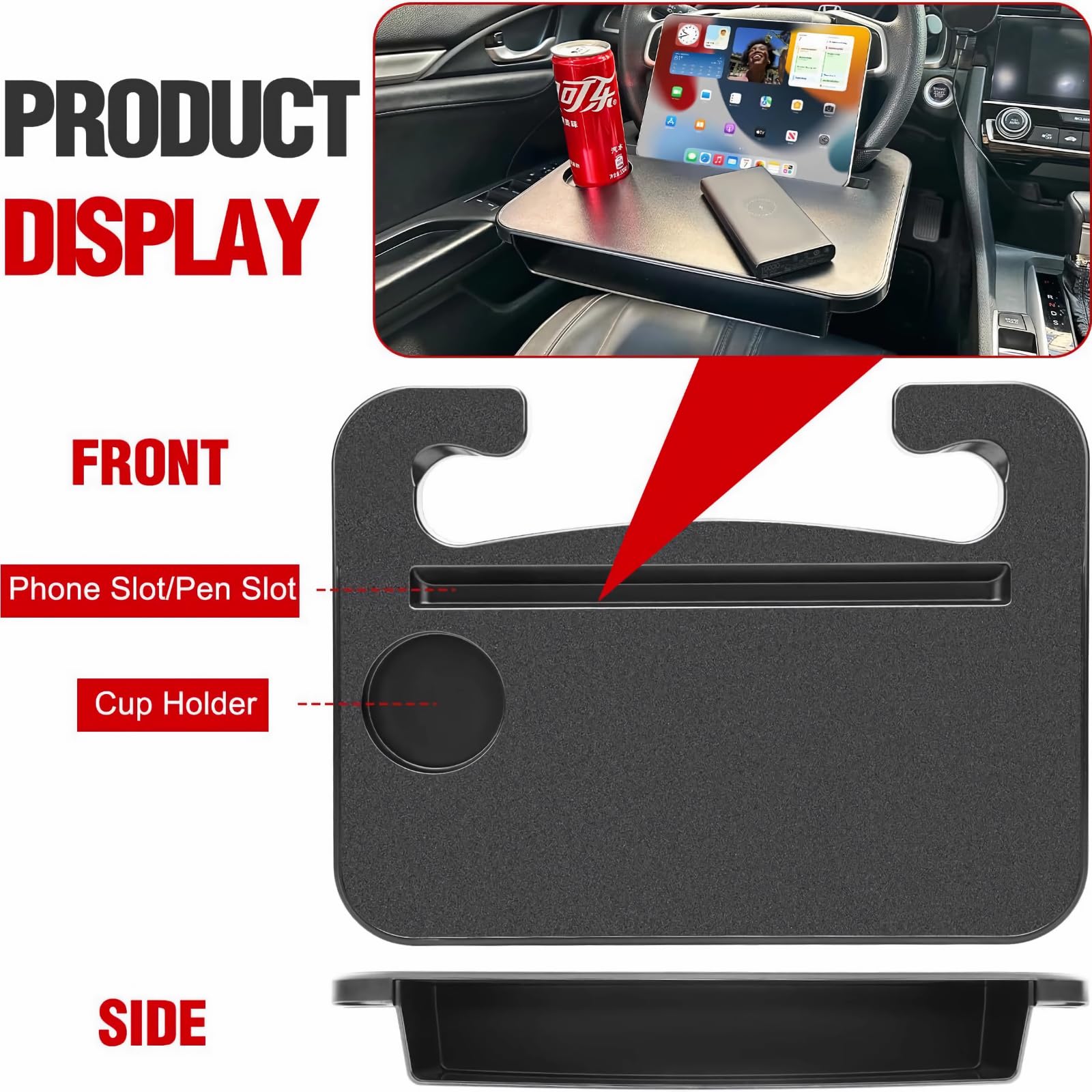 Qlhshop Safe Use Note reminds not to use in front of the wheel while driving.