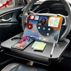 Qlhshop Steering Wheel Desk Deep Cup Holder offers convenient meals or drinks placement.