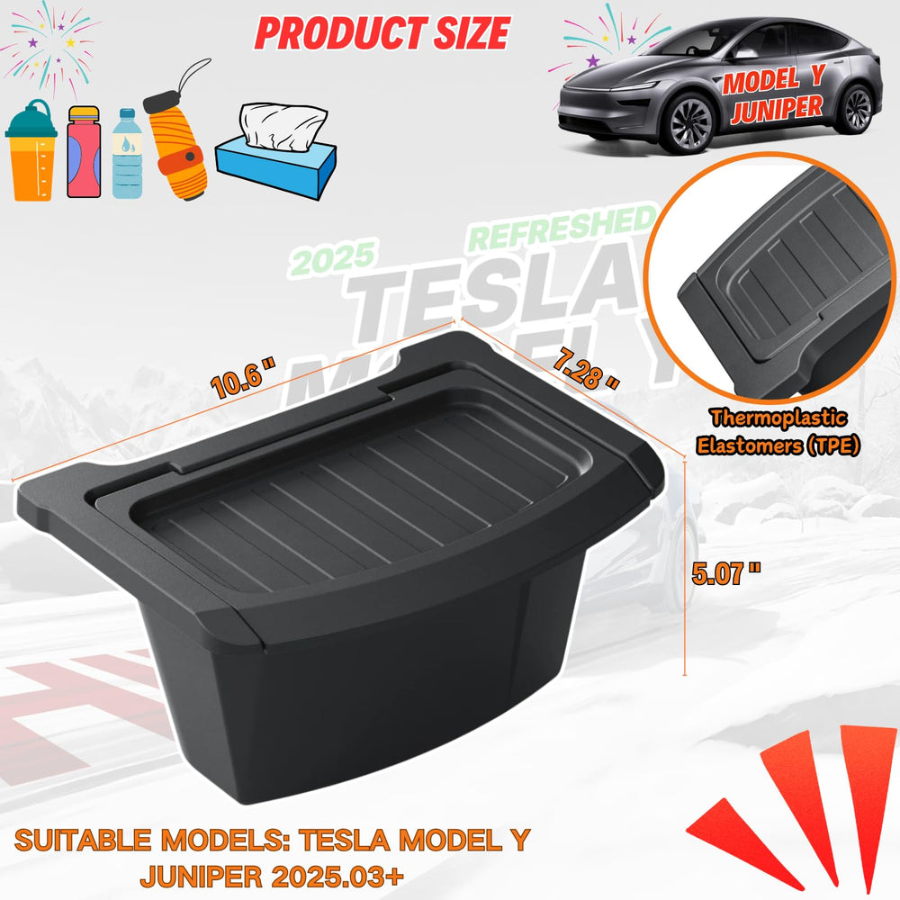 Qlhshop fits under the seat and slides in and out for quick access