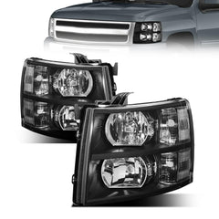 QLLUYTR Silverado front headlight assembly improves nighttime visibility and modernizes the front fascia.