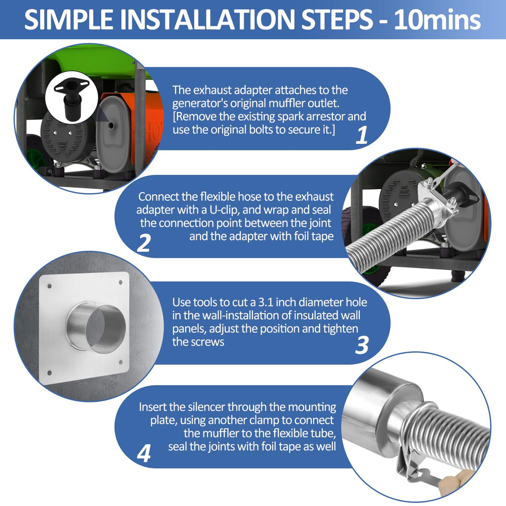 QLNGAS hose clamps enable strong, reliable connections