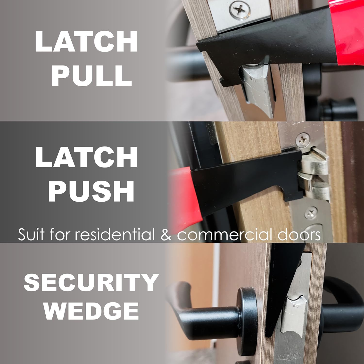 QMARK chaos tools with measurement markings for precise rescue prep.