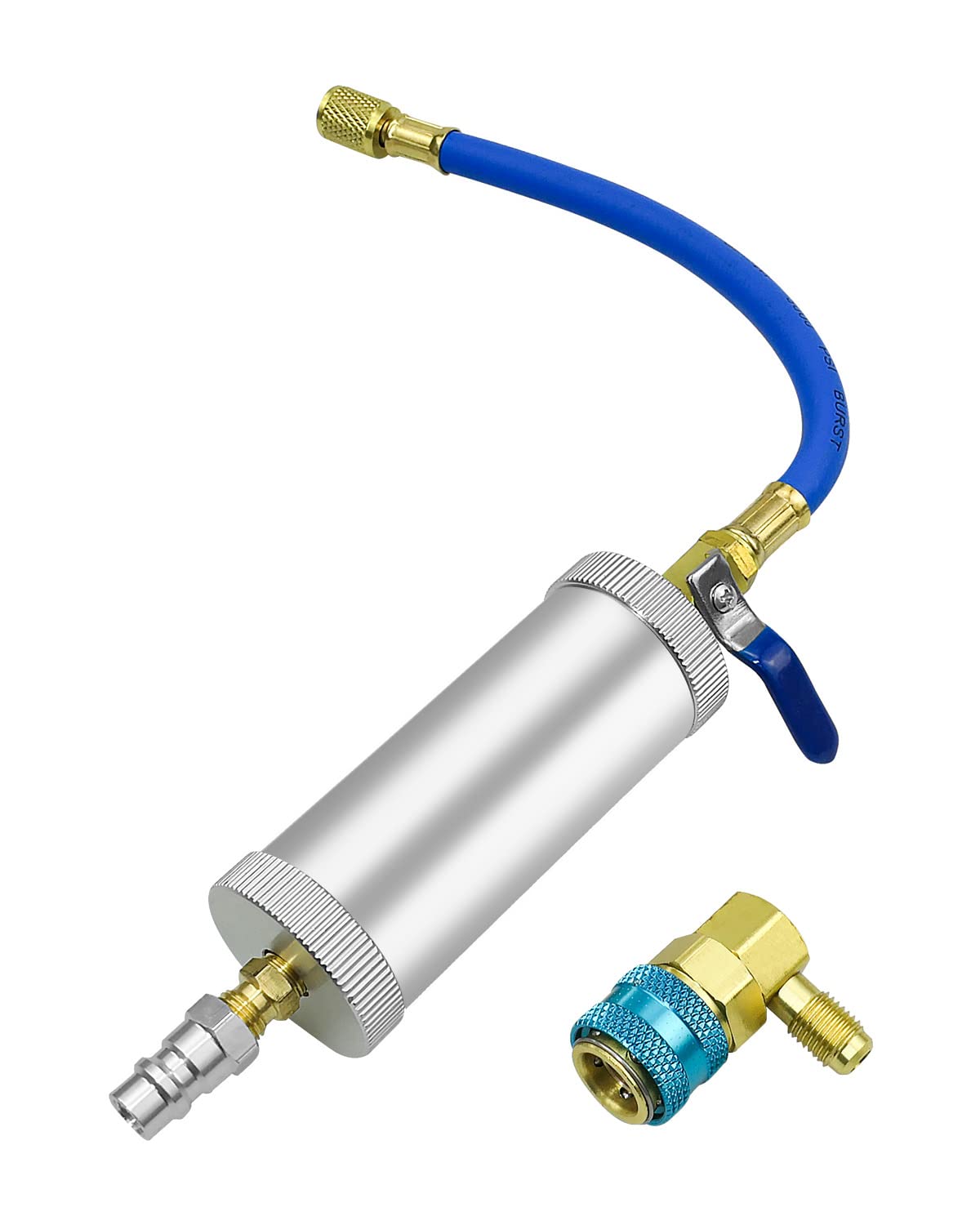 Qnbes AC oil dye injector with 2oz capacity for fast filling