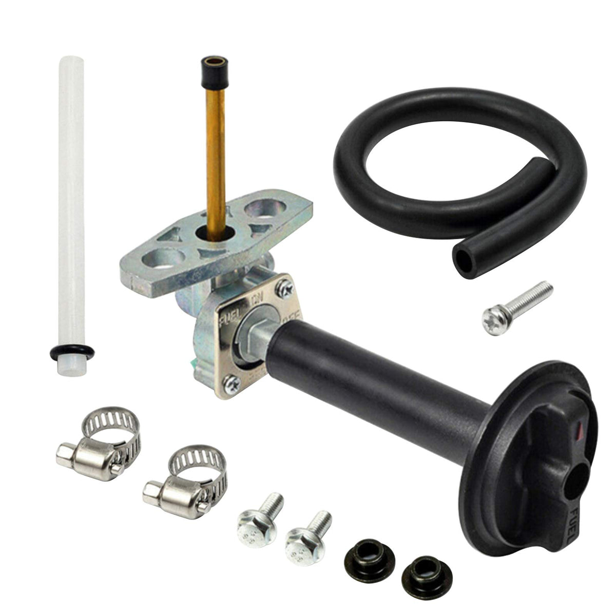 Qnbes fuel valve petcock for Honda Recon; reliable fuel control.