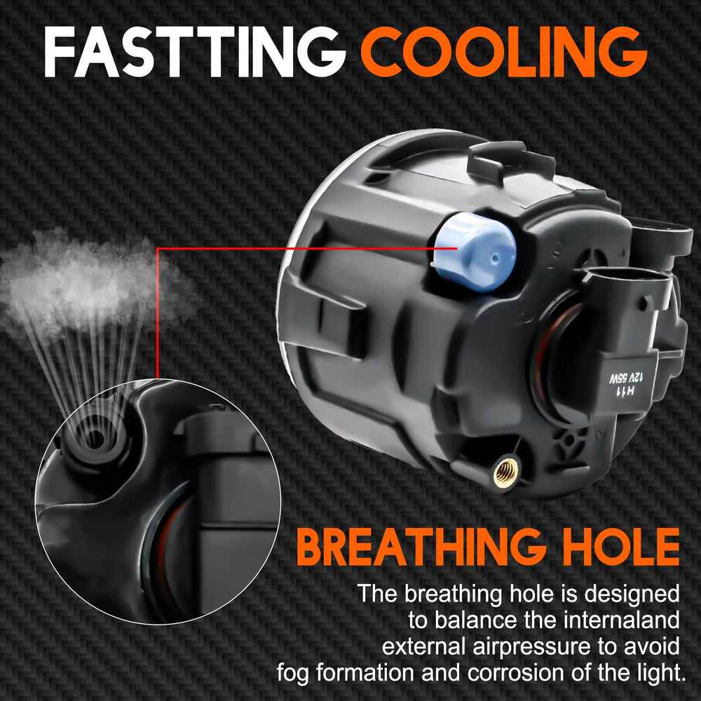 Qobsos fog light IP67 durability for Infiniti G37 in harsh weather