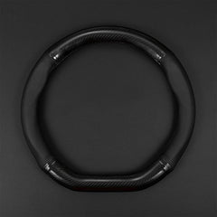 QODOLSI carbon fiber steering wheel cover highlights lightweight durability for daily driving.
