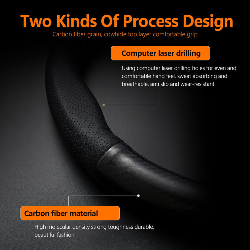 QODOLSI easy-clean carbon fiber leather for quick maintenance.