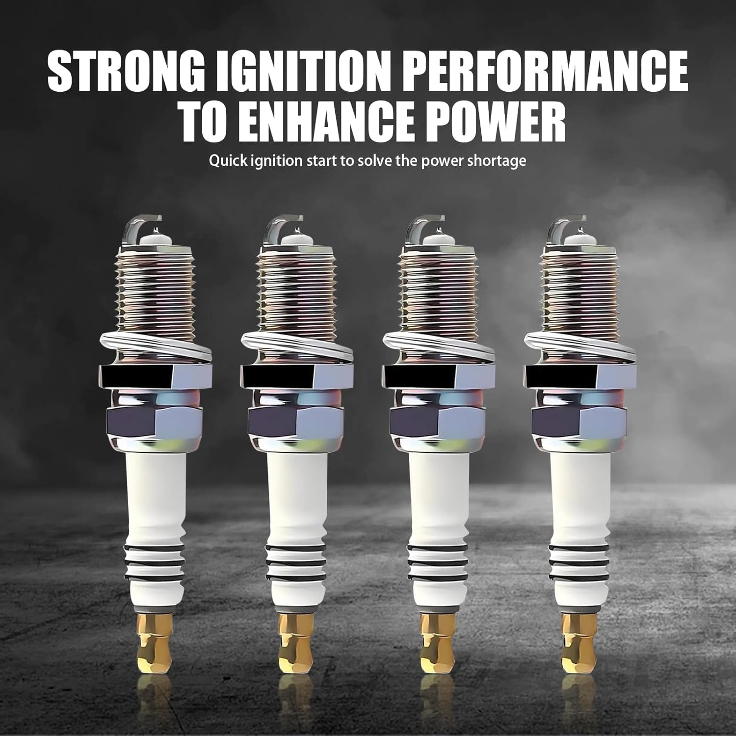 QODOLSI spark plug with heat-resistant design boosts engine durability under demanding driving.