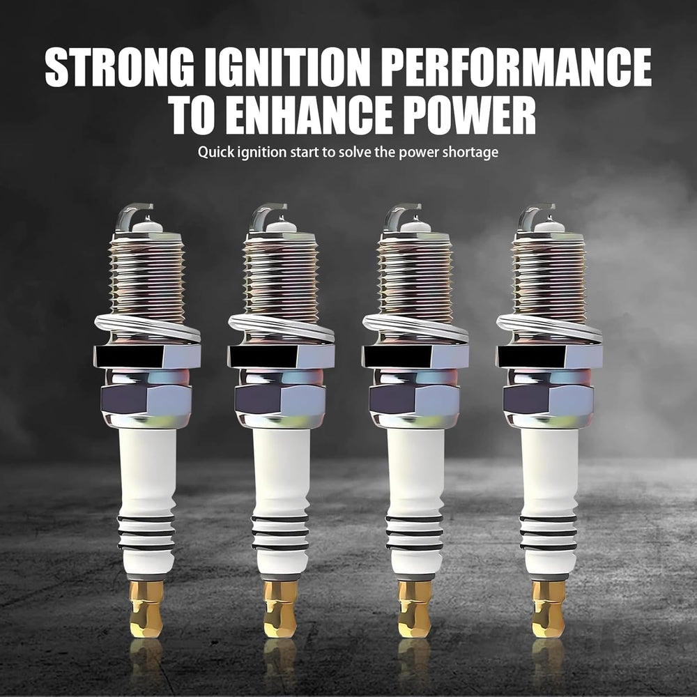 QODOLSI spark plug with heat-resistant design boosts engine durability under demanding driving.