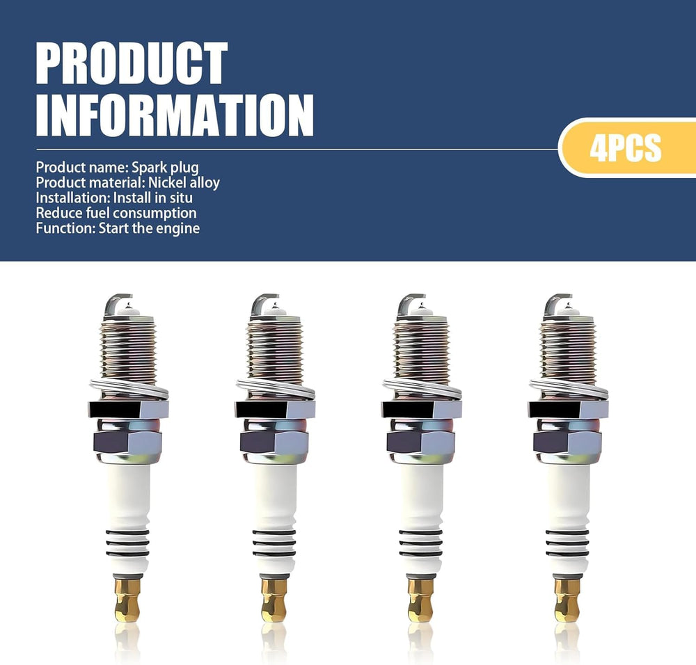 QODOLSI spark plug high-hardness construction extends service life in harsh conditions.
