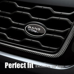 QOMAGO badge base included for secure mounting on Range Rover