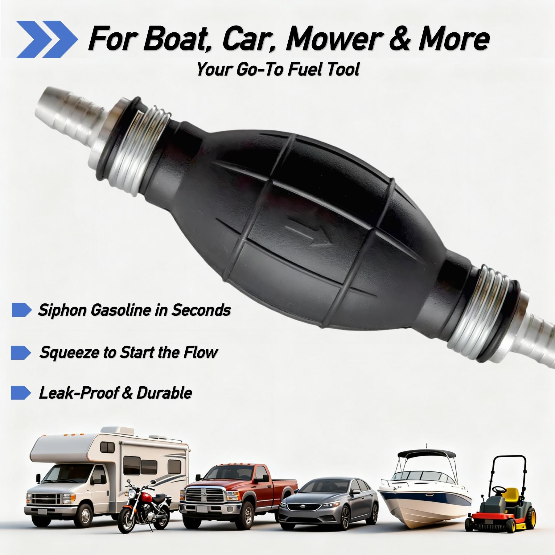 Qonsy 5-16 in 8mm fittings connection showing universal compatibility for many systems.
