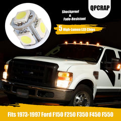 QPCRAP LED cab roof marker light side view showing rugged housing