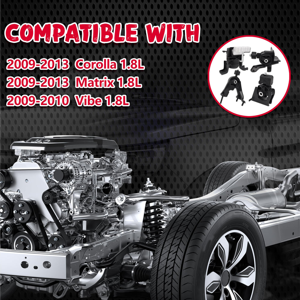 QRYIPPDM packaging shows four-mount kit and OE reference numbers for fitment