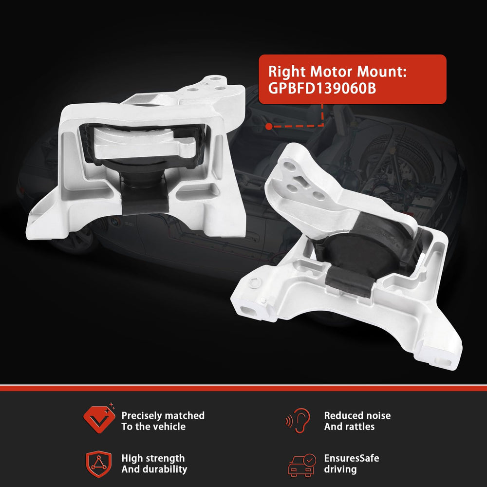 QRYIPPDM steel and rubber motor mount assembly designed for durability