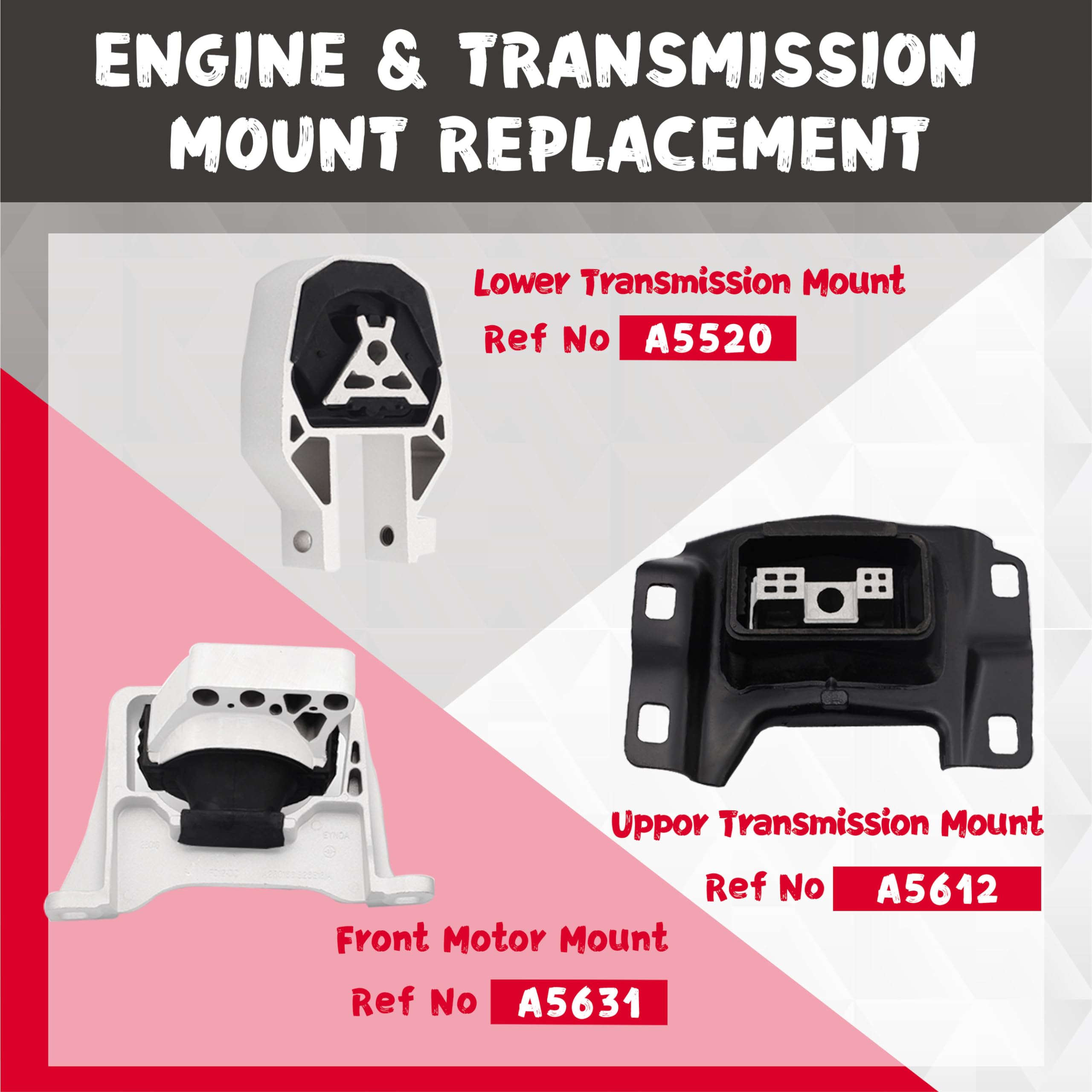 QRYIPPDM upper transmission mount detail supports smoother gear engagement.