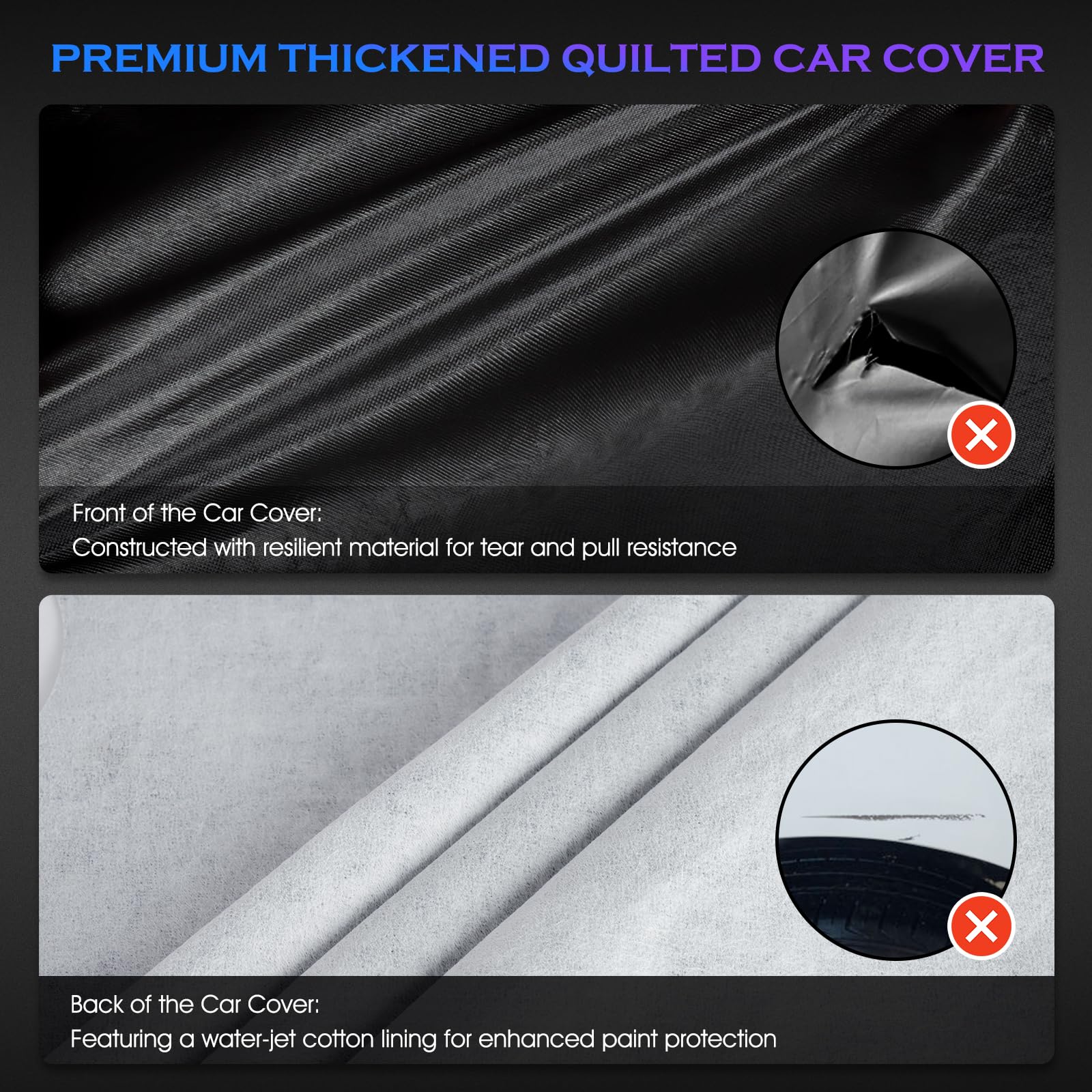 Qualencey six-layer protection reduces UV exposure and weathering on paint.