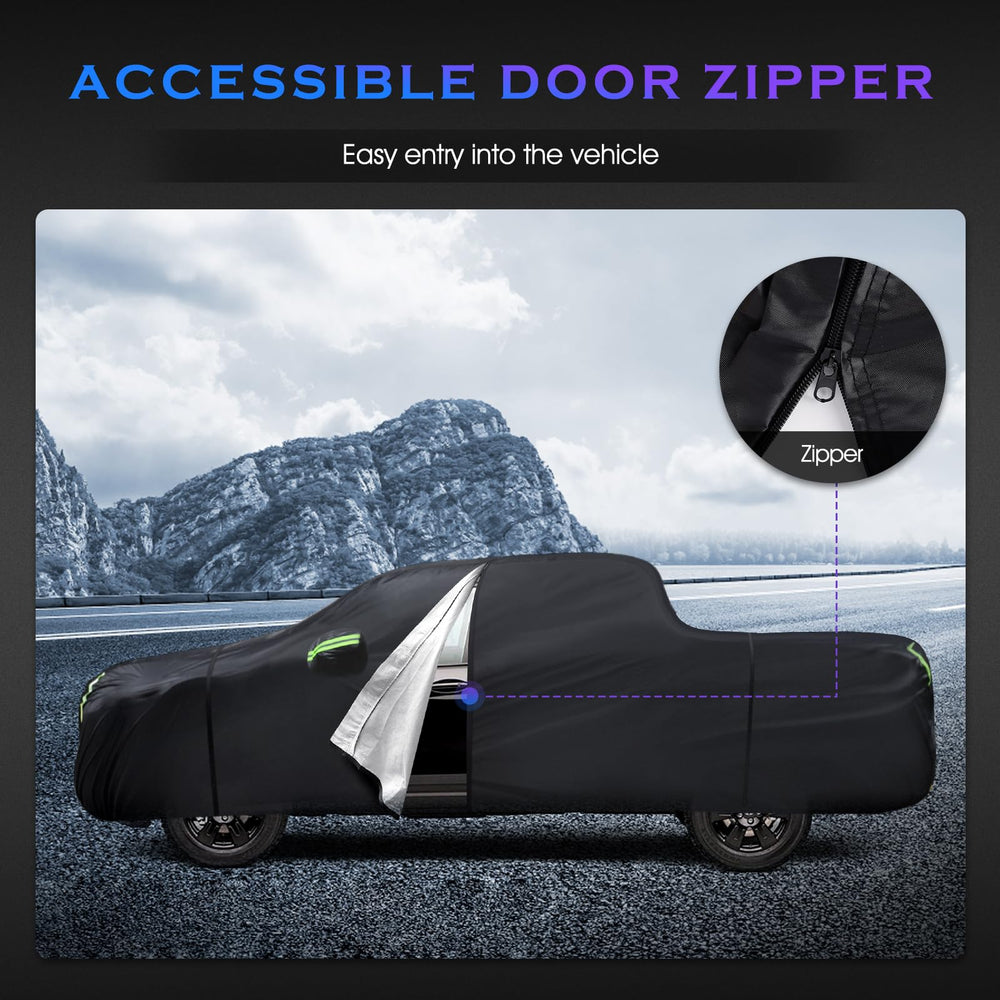 Qualencey truck cover all-weather protection suits year-round use.